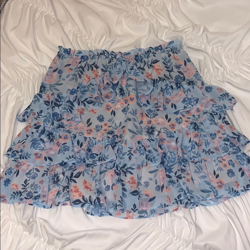 Lovers and Friends Ruffled Mini Skirt